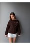 Stone Embroidered Boat Neck Soft Sweater - 4