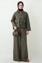 Pocketed Denim Khaki Set - 4