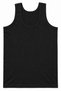High Quality 100% Cotton Combed Ribbed Men's Undershirts Black 6-Pack - 3