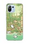 Mi 11 Lite Compatible Bamboo Forest Dogs Printed Transparent Phone Case