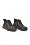 Smart Lace-Up Fleece Lined Cold Resistant Non-Slip Sole Black Genuine Leather Men's Boots 26K554-1 - 4