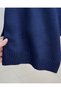 Zinnur Wide Sleeve Knitwear Tunic-Kr5076 Navy Blue - 5