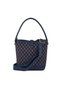 Navy Blue Textile Women's Handbag - S26K1Twc0726-R5C - 3
