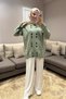 51231 - Stylish and Comfortable Felt-Polyester Women's Knitwear Long Cardigan with Button Detail - 7