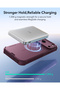 Apple iPhone 18 Pro Max/17 Pro Max Cyber Tough Magsafe Cover - Burgonya - 3