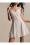 Rochie mini, alb - 3