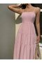 Rochie maxi, roz - 3