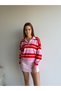 Polo collar striped sweater - 2