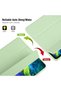 BluePeak Case for iPad 10th Generation 2022, 10.9 Inch, TPU Material, Trifold Stand, Pencil Holder, Protective Smart Cover (Matcha Green) - 5