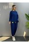 Women's Long Sleeve Viscose Double Suit with Arma Detail - 4