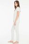 - Women's Snow Melange Padded Pajama Set - 2
