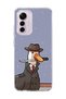 Mi 12 Lite Compatible Hat Detective Goose Printed Transparent Phone Case