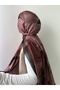 Lily Pattern Kraş Shawl - Dried Rose