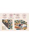 Eta Vintage Abstract Botanical Pattern Woven Base Carpet Eta4380 - 5
