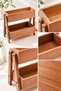 Acacia Wood 2-Tier Organizer – Kitchen, Bathroom, and Countertop Organizer Decorative Shelf - 5