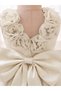 Baby Girl/Kid Princess Dress - 3D Floral Strap Tutu Dress with Big Bow on the Back - Birthday, Engagement, Special Occasion Outfit - 4