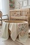 Littlestory 3-Piece Baby Muslin Cover Set 100% Cotton 75X78 cm 2 Patterns 1 Ecru - Ztlittlestory - 6