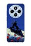 Redmi 14C Compatible Blue Samurai Weasel Printed Transparent Phone Case