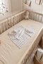 Littlestory 3-Piece Baby Muslin Cover Set 100% Cotton 75X78 cm 2 Patterns 1 Ecru - Ztlittlestory - 3