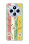 Redmi 14C Compatible Daisy Colorful Striped Printed Transparent Phone Case