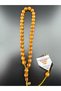 Custom Made Faturan Sıkma Amber Prayer Beads with the Signature of Usta Omari̇ (11-12 mm) - 3