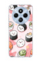 Redmi 14C Compatible Cute Sushi Printed Transparent Phone Case