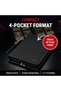 - 4-Pocket Toploader Zippered Premium PRO-Binder: Holds, Stores & Protects 80 Standard Size Cards, Sports Cards, Baseball cards, Collectible Trading & Basketball Cards - 5