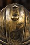 Viking Helmet Hat with 2 Horns Plastic Gold Antique Look Party Costume Accessory - 5