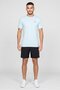 Men Sportswear Fit Short Sleeve Outdoor T-Shirt, Sky Blue - 2