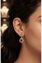 Copper Drop Stone Necklace Earrings Ring Set - 3