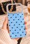 iPhone 17 Pro / 18 Pro Compatible Sparkling Glittery Stone Camera Frame Heart Patterned Pearl-Look Luxury Silicone Case - 2