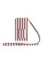 Phone Bag Stripe Burgundy White 21 cm - 3