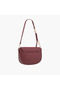 Textured Crossbody Bag with Button Closure - 3