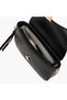 Textured Crossbody Bag with Button Closure - 7
