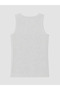Lcw Kids Gray Crew Neck Boys' Undershirt Set of 2 - 5