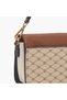 حقيبة كروس بطبعة Monogram مع حزام قابل للتعديل - 6