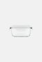 Square Glass Container With Vented Lid, Transparent - 2
