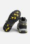 Unisex Children's Water and Cold Resistant Winter Outdoor Boots with Velcro and Laces, Gray Yellow - 3