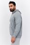Men Sportswear Fit Long Sleeves Outdoor Sweatshirt, Grey - 2