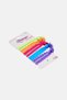 5 Pcs Ribbon Metallic Lace Hair Ties, Multicolor - 2
