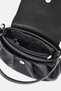 Women Brand Logo Cross Body Bag, Black - 4