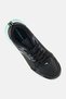 Men Brand Logo Lace Up Running Shoes, Black - 4