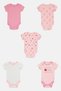 Toddlers Girl 5 Pcs Allover Print Bodysuit Set, Multicolor - 2
