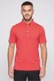 Men Athletic Fit Short Sleeve Golf Polo Shirt, Coral
