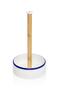 Ceramic Paper Towel Holder Blue Detail 14X14X32 - 3