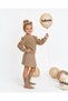 Pompom Sweater and Skirt Girls' Set - 4 Pieces - 4