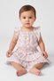 Toddlers Girl 2 Pcs Floral Print Top And Skort Set, Multicolor
