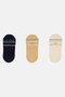 Women 3 Pairs Brand Logo Light Cushion Socks, Multicolor - 2