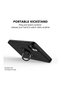Tecno Spark Go 2 Compatible Case with Ring Stand Extra Impact Protection Hard Silicone Cover - Navy Blue - 4