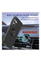 Samsung Galaxy S26 Fe Compatible Case with Ring Stand Extra Impact Protection Hard Silicone Cover Green - 3